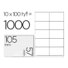 Etiquetas Adhesivas (105x57mm) - 100 hojas KF10658 426148