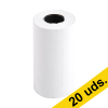 Exacompta Rollo para caja registradora 57x30x12 blanco térmico (20 unidades) 407295 - 1