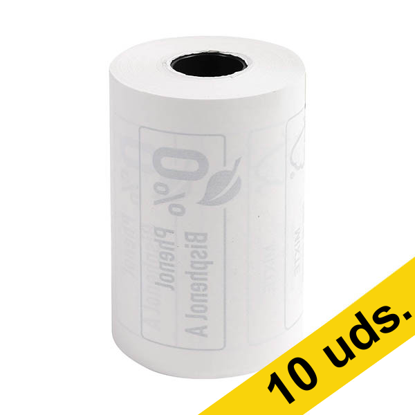 Exacompta Rollo para caja registradora 57x46x12 blanco térmico (10 unidades) 407294 - 1