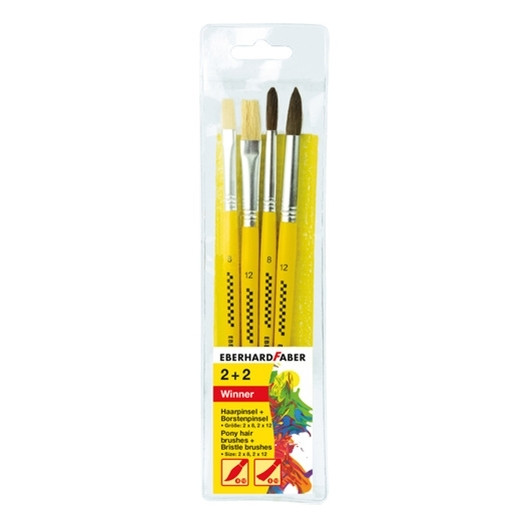 Eberhard Faber kit de pinceles (4 unidades)