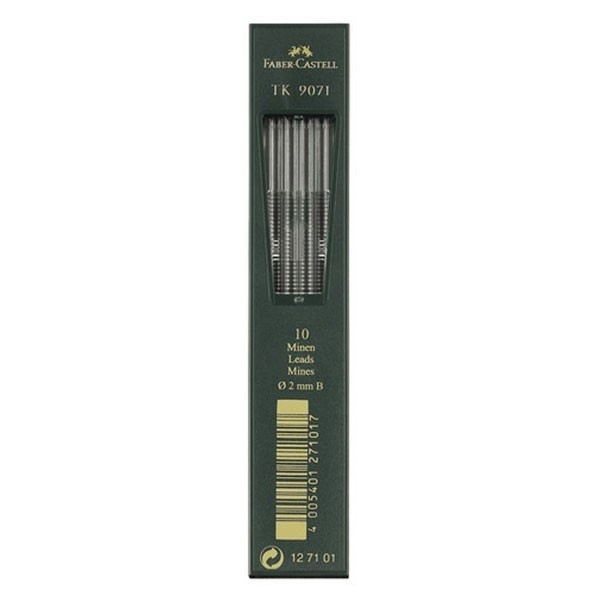 Faber-Castell Minas 2,0 mm | 3B | 10 unidades 220114 - 1