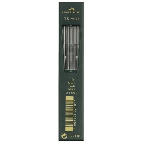Faber-Castell Minas 2,0 mm | B | 10 unidades 220113 - 1