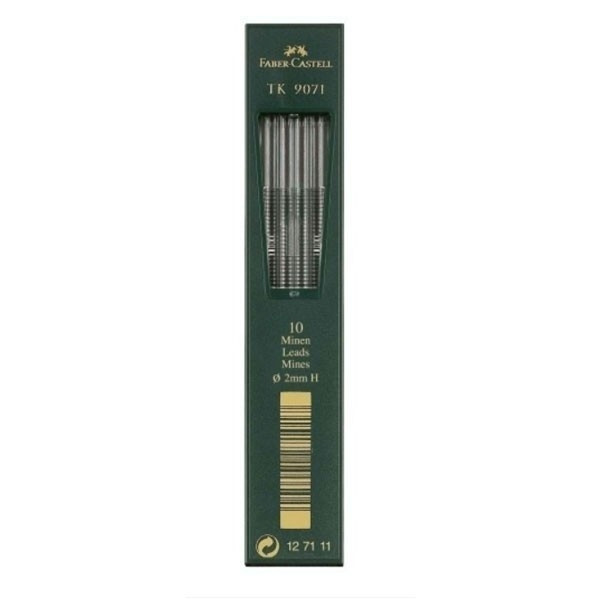 Faber-Castell Minas 2,0 mm | H | 10 unidades 220115 - 1