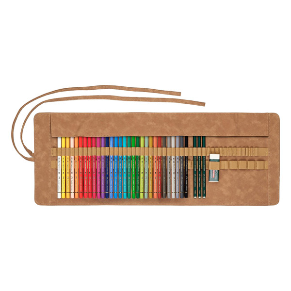 Faber-Castell Polychromos Lápices de color y grafito en estuche con goma de borrar (34 uds)