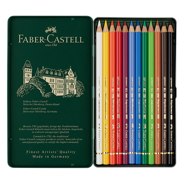 Faber-Castell Polychromos Lápices de colores en estuche (12 unidades) 220191 - 2