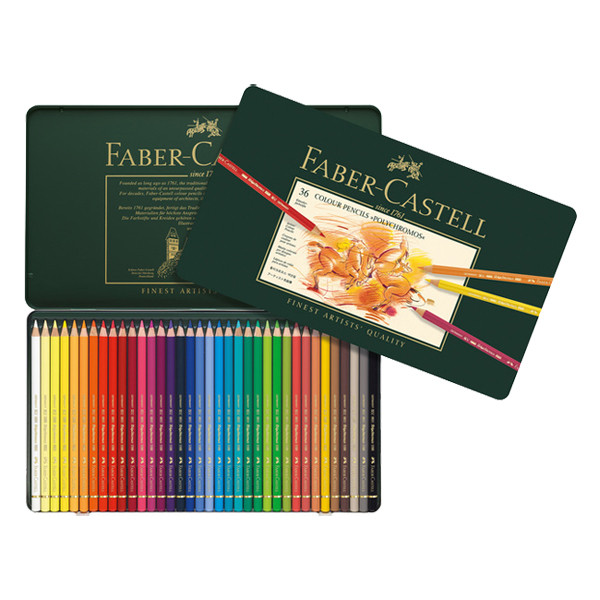 Faber-Castell Polychromos Lápices de colores en estuche (36 unidades)