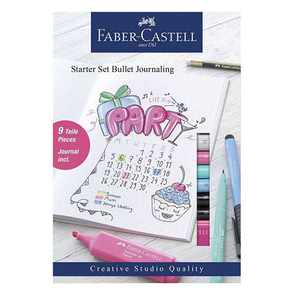 Faber-Castell Set de iniciación para bullet journaling y caligrafía a mano 220139 - 1