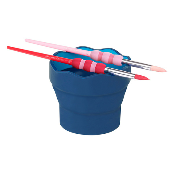 Faber-Castell vaso de agua Clic&Go azul. 220099 - 4
