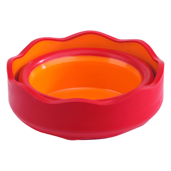 Faber-Castell vaso de agua Clic&Go rojo/naranja. 220100 - 2