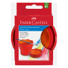 Faber-Castell vaso de agua Clic&Go rojo/naranja. 220100 - 6