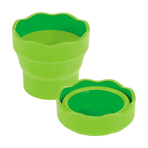 Faber-Castell vaso de agua Clic&Go verde claro. 220101 - 1