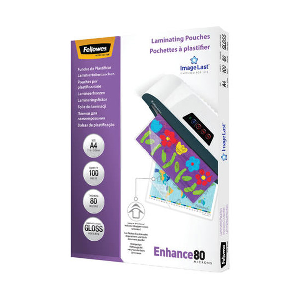 Fellowes ImageLast Fundas para plastificar  A4 brillante 2x80 micras (100 uds)