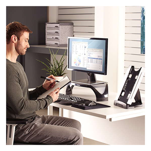 Fellowes Office Suites portadocumentos negro/plateado 8033201 213282 - 5