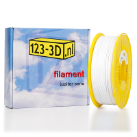 Filamento PETG blanco 2,85 mm 1 kg serie Jupiter (marca 123tinta) DFP01120