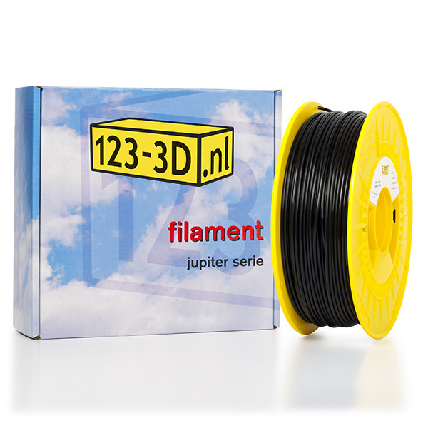 Filamento PETG negro 2,85 mm 1 kg serie Jupiter (marca 123tinta) DFP01125 - 1