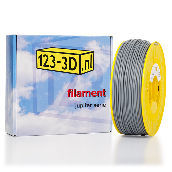 Filamento gris 2,85 mm ABS 1 kg serie Jupiter (marca 123tinta) DFP01165 - 1