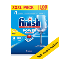 Pack Ahorro: 3x Finish Power All-in-1 Essential Limón Pastillas para lavavajillas (100 pastillas)