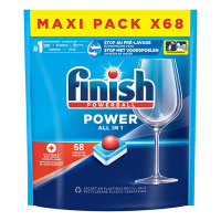 Finish Power All in 1 Regular Pastillas para lavavajillas (68 pastillas)  SFI01024