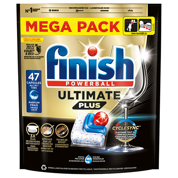 Finish Ultimate Plus Regular pastillas para lavavajillas (47 uds) SFI01154 - 1