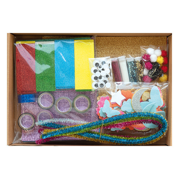 Folia kit de manualidades glitter 900 piezas 222175 - 2