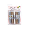 Folia kit de purpurina plata/oro/brillo blanco (5 piezas) 222140 - 1