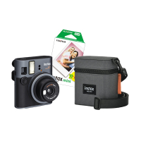 FujiFilm Pack: Fujifilm Instax Mini 41 + papel fotográfico (20 hojas) + funda  150876