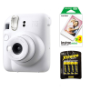 Pack Cámara instantánea Fujifilm instax mini 12 + papel fotográfico + pilas 426361 - 1