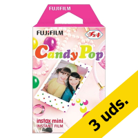 FujiFilm Papel fotografico Fujifilm instax mini Candy Pop - pack 30 hojas  426379