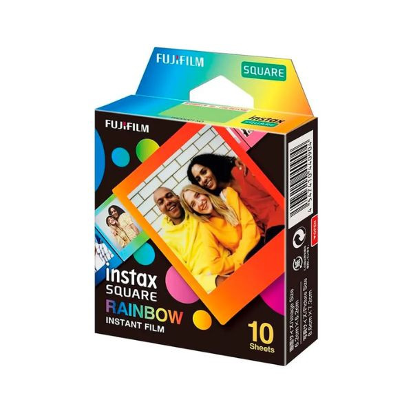 FujiFilm Papel fotografico Fujifilm instax square Rainbow 10 hojas 426644 - 1
