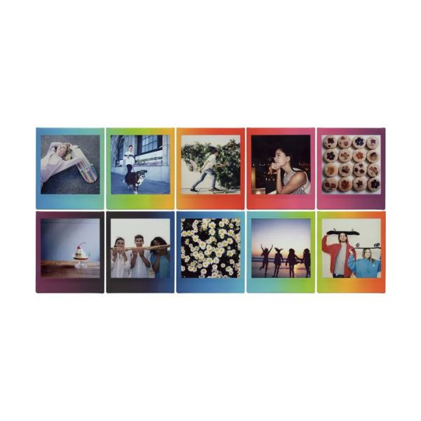 FujiFilm Papel fotografico Fujifilm instax square Rainbow 10 hojas 426644 - 2