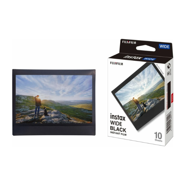 FujiFilm Papel fotografico Fujifilm instax wide Black Frame 10 hojas 16745028 426646 - 2