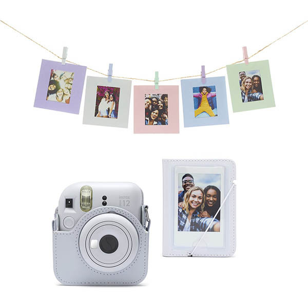 Fujifilm Instax Mini 12 Kit de accesorios blanco arcilla 150902 - 2