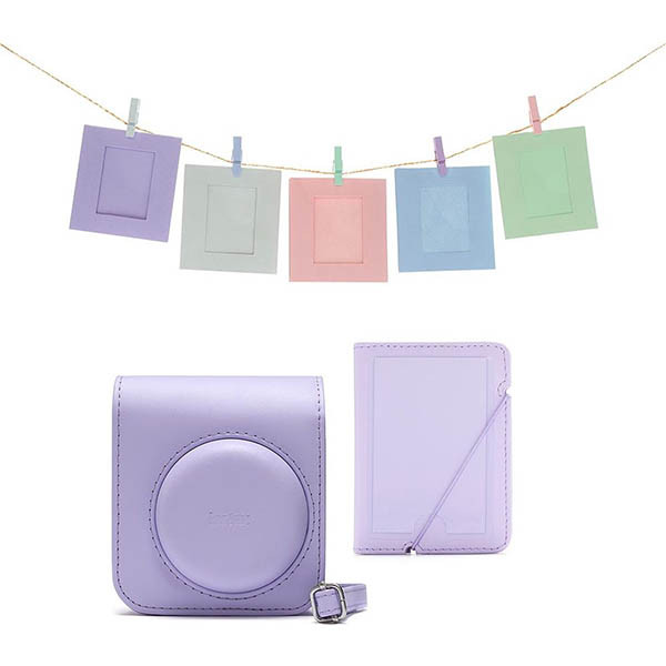 Fujifilm Instax Mini 12 Kit de accesorios morado 150904 - 1