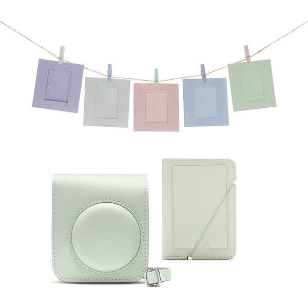 Fujifilm Instax Mini 12 Kit de accesorios verde menta