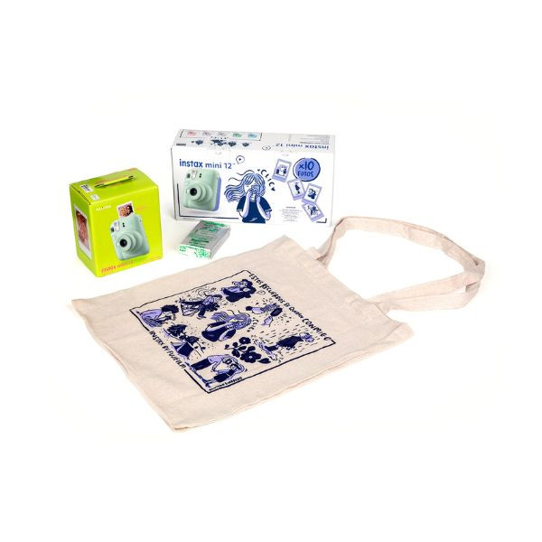 Fujifilm Instax Mini 12 Mint Green Instant Camera Kit 426962 - 1