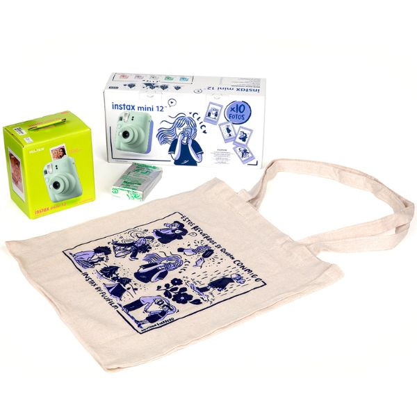 Fujifilm Instax Mini 12 Mint Green Instant Camera Kit 426962 - 1