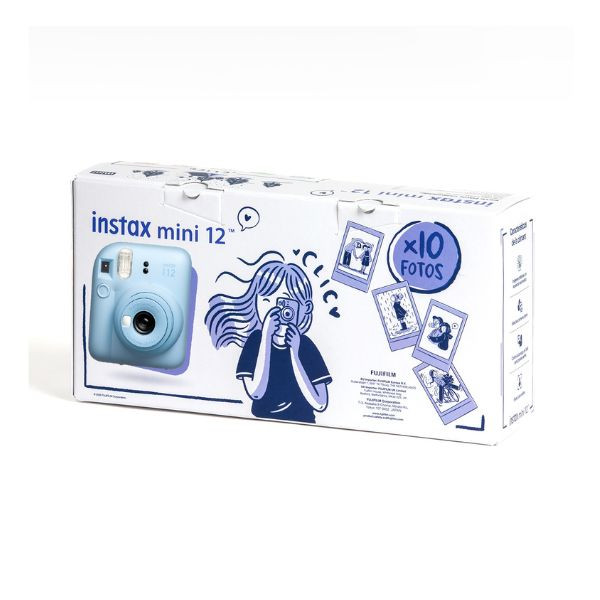 Fujifilm Instax Mini 12 Pastel Blue Instant Camera Kit 426961 - 2