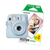 Fujifilm Instax Mini 13 cámara instantánea azul | Pack funda azul + 20 hojas de papel fotográfico 150927