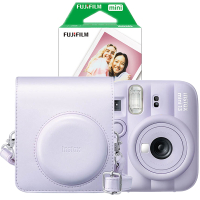 Fujifilm Instax Mini 13 cámara instantánea morada | Pack funda morada + 20 hojas de papel fotográfico 150931