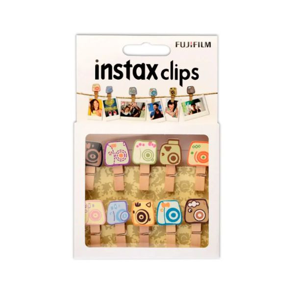 Fujifilm Instax Set 10 Pinzas con imán diseño Cámara 427285 - 1