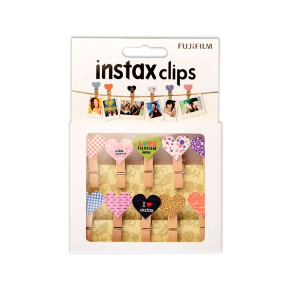 Fujifilm Instax Set 10 Pinzas con imán diseño Corazón 427286 - 1