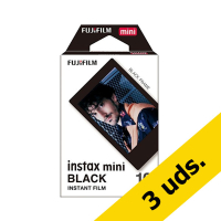 Fujifilm Papel fotografico instax mini film Black - Pack 30 hojas  426433