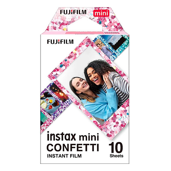 Fujifilm Papel fotografico instax mini film Confetti 10 hojas