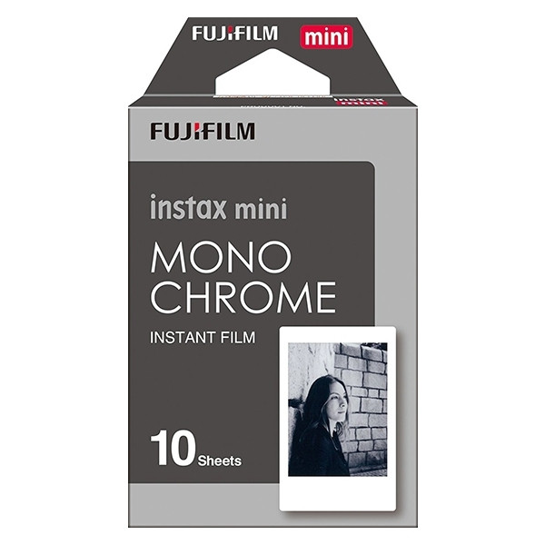 Fujifilm Papel fotografico instax mini film Monocromo 10 hojas