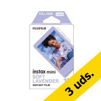 Fujifilm Papel fotografico instax mini film Soft Lavender - Pack 30 hojas  426439