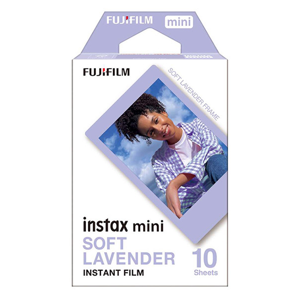 Fujifilm Papel fotografico instax mini film Soft Lavender 10 hojas
