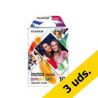Fujifilm Papel fotografico instax mini film Spray Art - Pack 30 hojas  426431