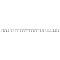 GBC 2101 espiral metalica | 5 mm | plateado | 100 unidades. 2101007E 207242