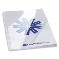 GBC 4160 HiClear Tapas de encuadernacion | A4 | 250 micras | completamente transparentes | 50 unidades 207372