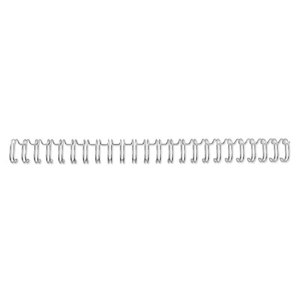 GBC 4400026 espiral metalica | 6 mm | plateado | 100 unidades.